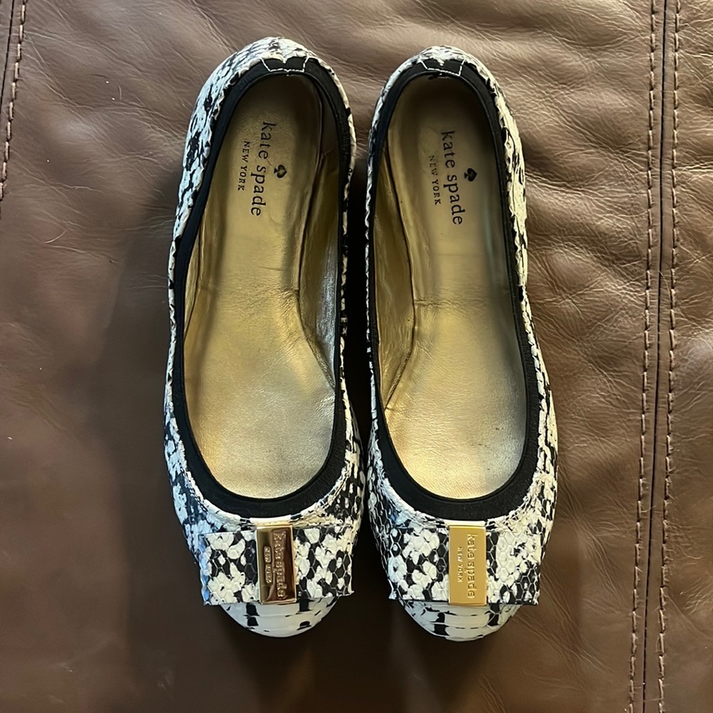Kate Spade Snake Skin Ballet Flats